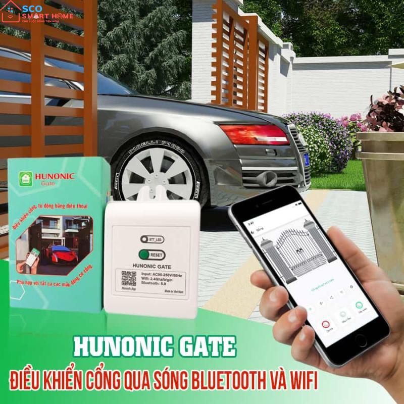 Bộ điều khiển cổng tự động HUNONIC GATE qua wifi/3G/4G/Bluetooth