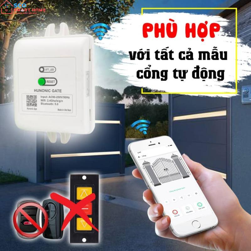 Bộ điều khiển cổng tự động HUNONIC GATE qua wifi/3G/4G/Bluetooth