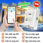 tính năng công tắc hunonic datic, điều khiển qua wifi giá rẻ, bảo hành 6 tháng