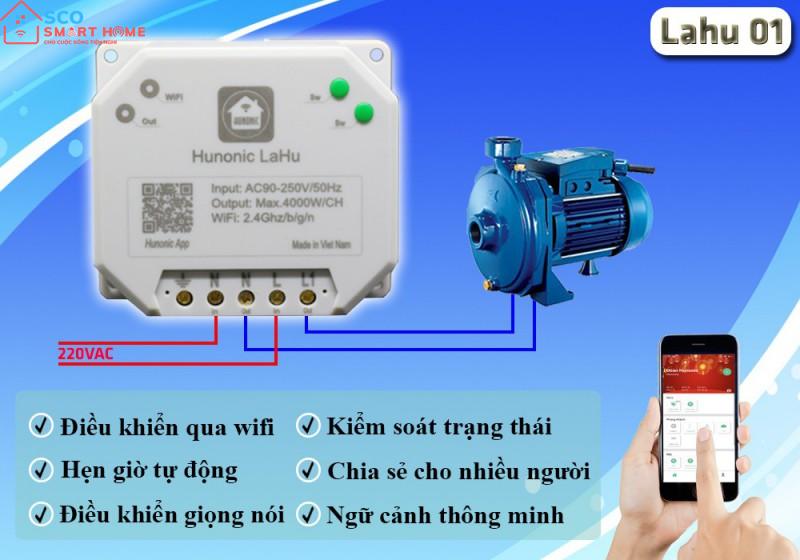 Công tắc Hunonic Lahu 1 kênh công suất lớn 4000W