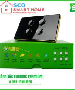 công tắc thông minh hunonic premium sử dụng công nghệ bluetooth mesh điều khiển đèn từ xa