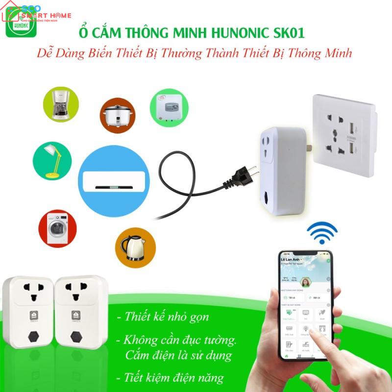 Ổ cắm thông minh Hunonic SK01 wifi