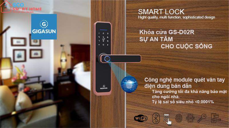 Khóa cửa thông minh Gigasun D02R