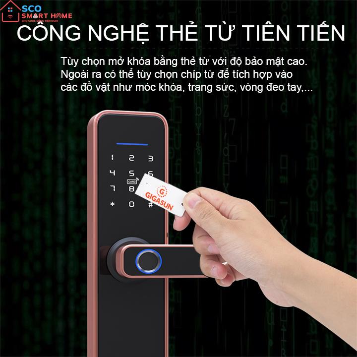 Khóa cửa thông minh Gigasun D02R