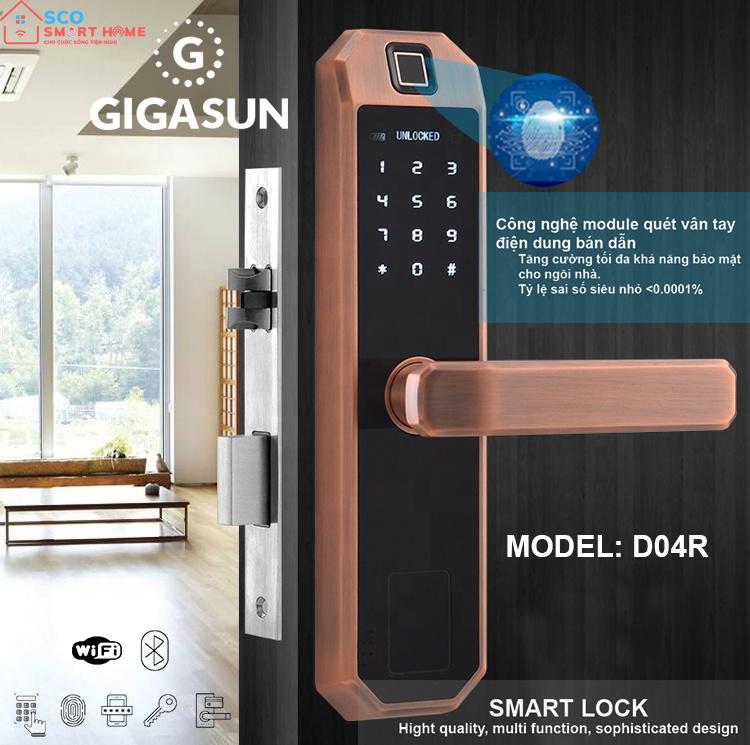 Khóa cửa thông minh Gigasun D04R