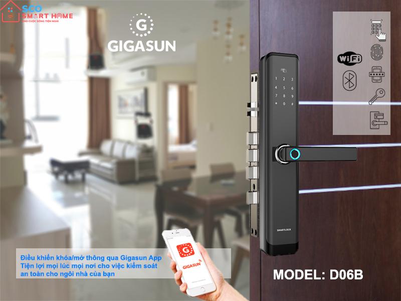 Khóa cửa thông minh Gigasun D06B