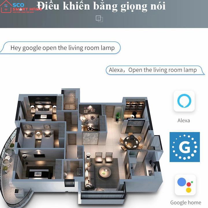 Công tắc cảm ứng đèn EU 4 phím GS WS14