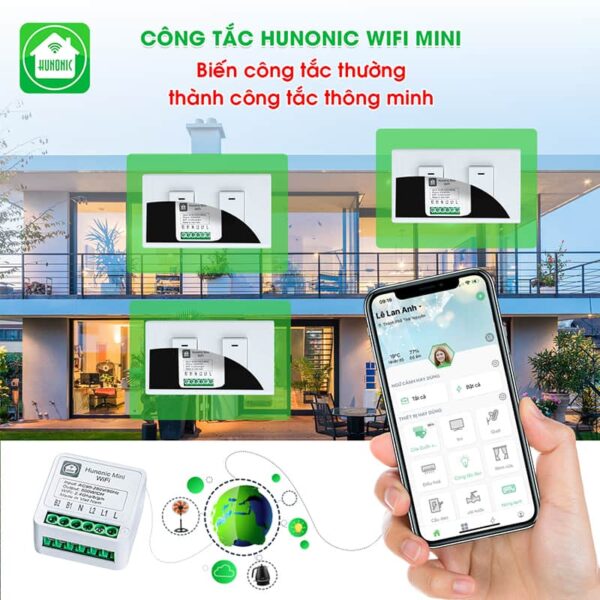 cong tac thong minh hunonic wifi mini 1